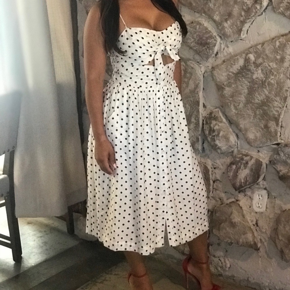 Black & White Polka Dot Dress